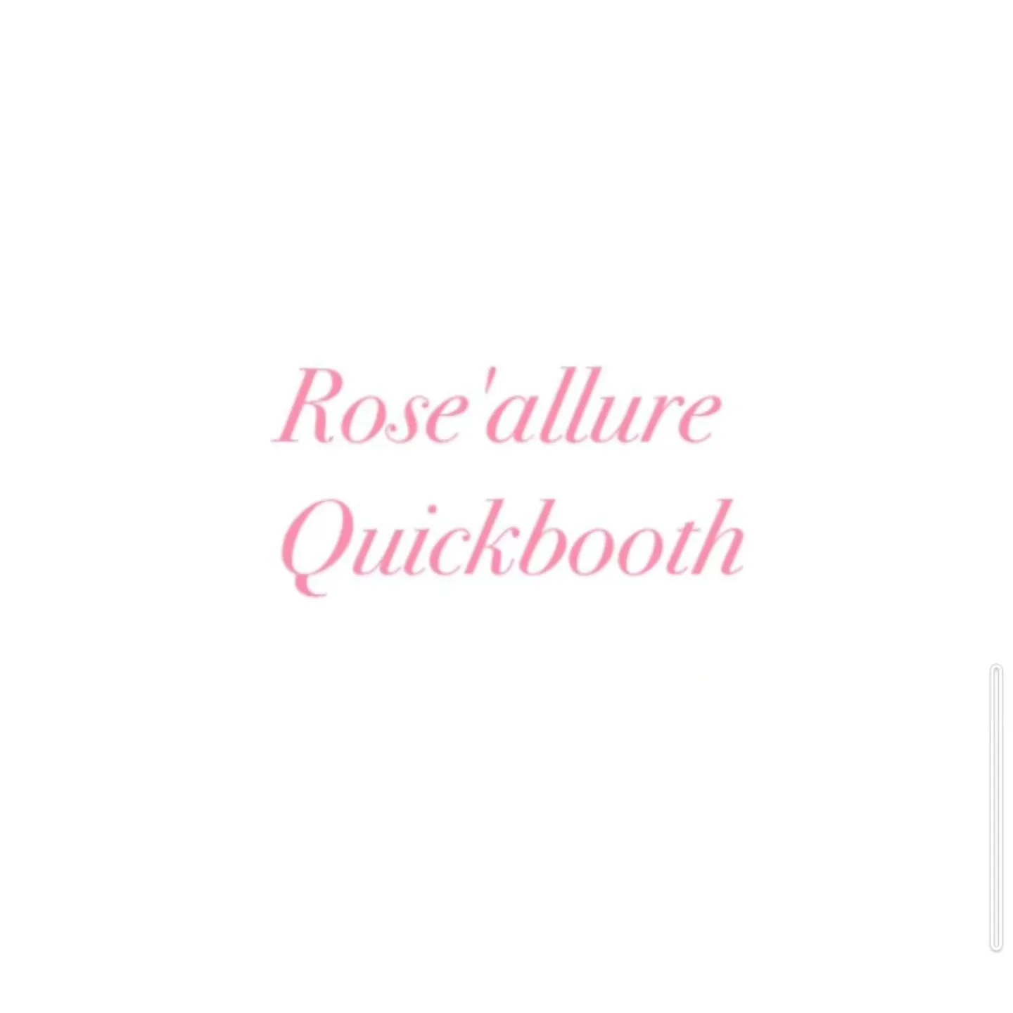 【ROSE allure  クイックブース】@roseall...